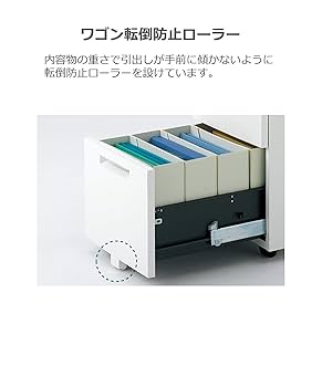 Amazon | オカムラ オフィスデスク 3段ワゴン 幅39.4x奥58x高さ